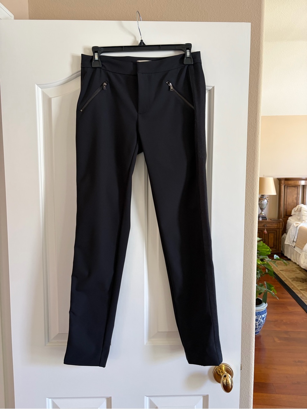 Rebecca Taylor Black Cropped Ankle Pants